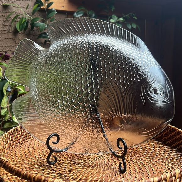 Vintage 15.5” Arocroc France Poisson Fish Platter - Picture 6 of 6